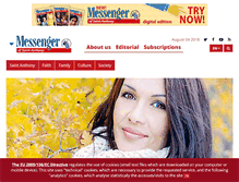 Tablet Screenshot of messengersaintanthony.com